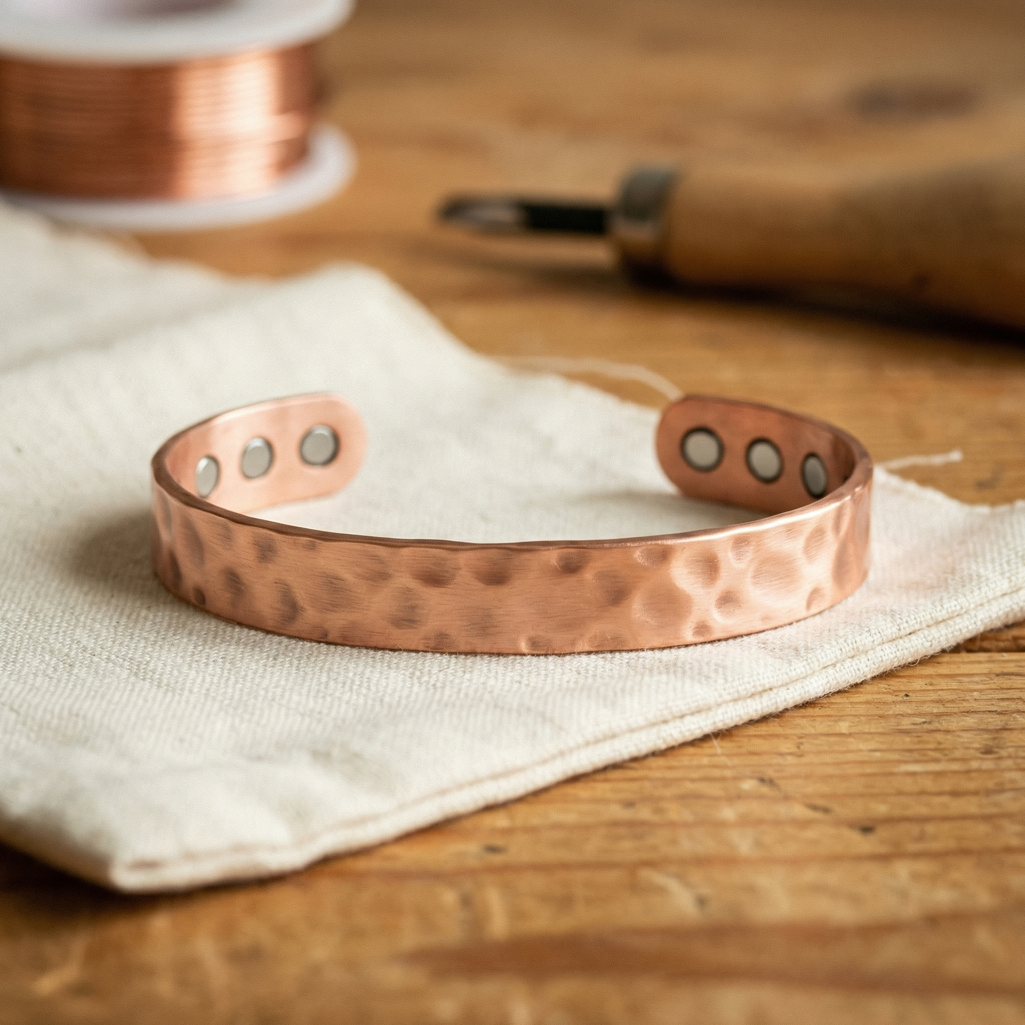 Caldwell Lodestone Copper Bracelet