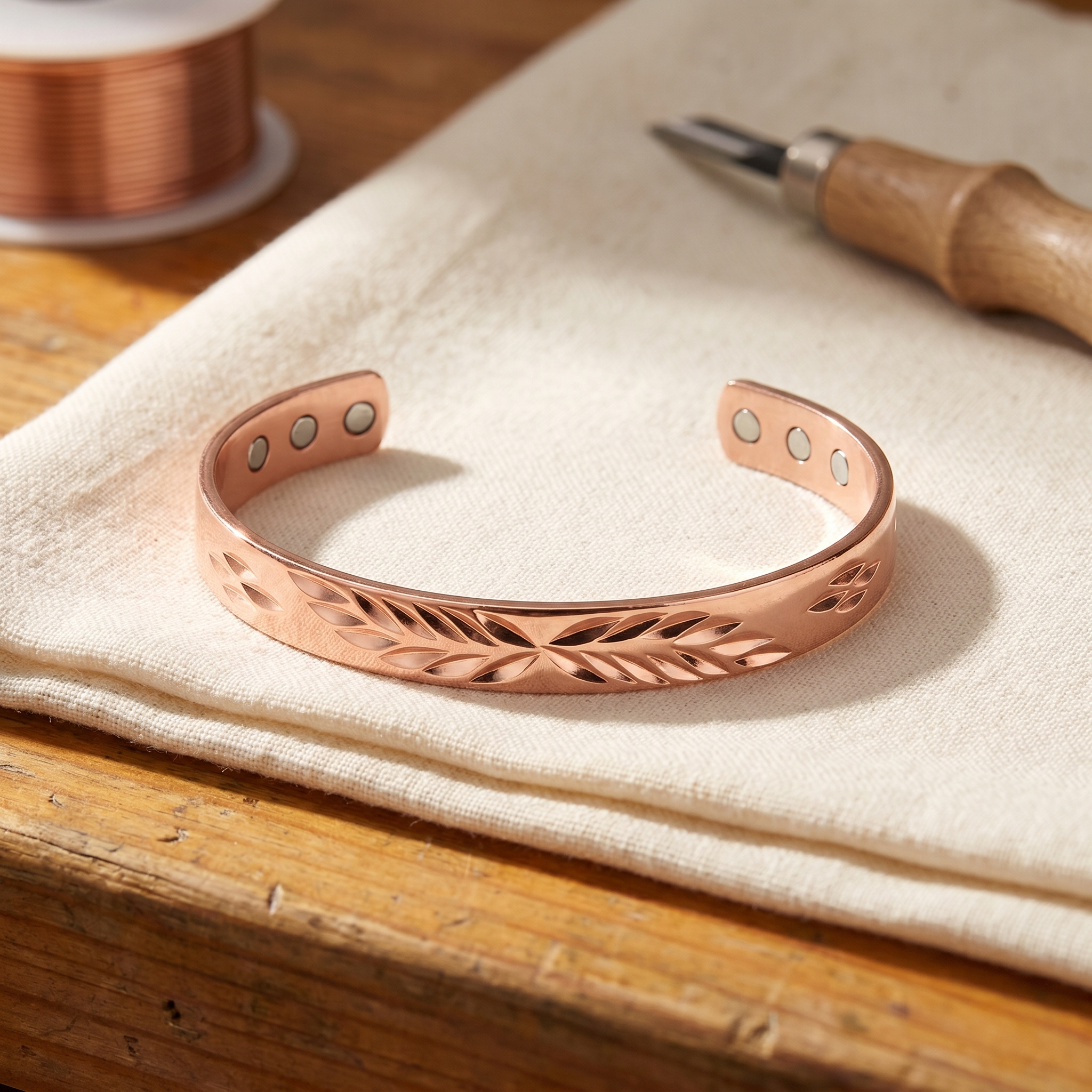 Caldwell Lunar Copper Bracelet