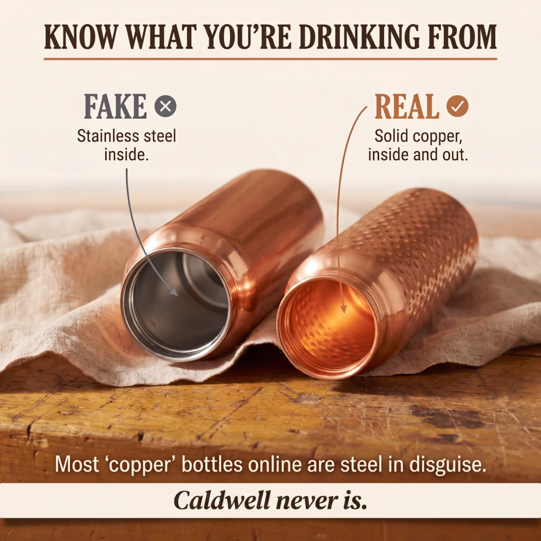 Caldwell Pure Copper Water Bottle
