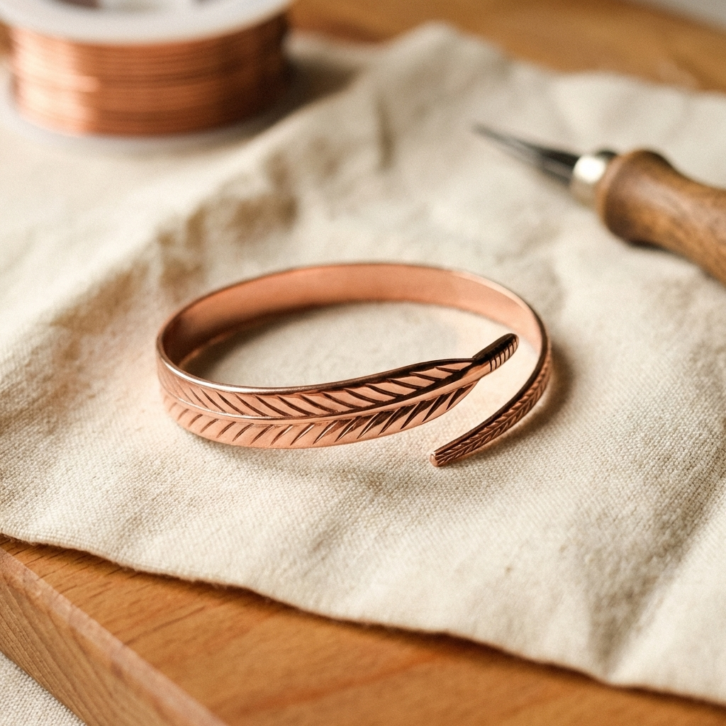 Caldwell Root Copper Bracelet
