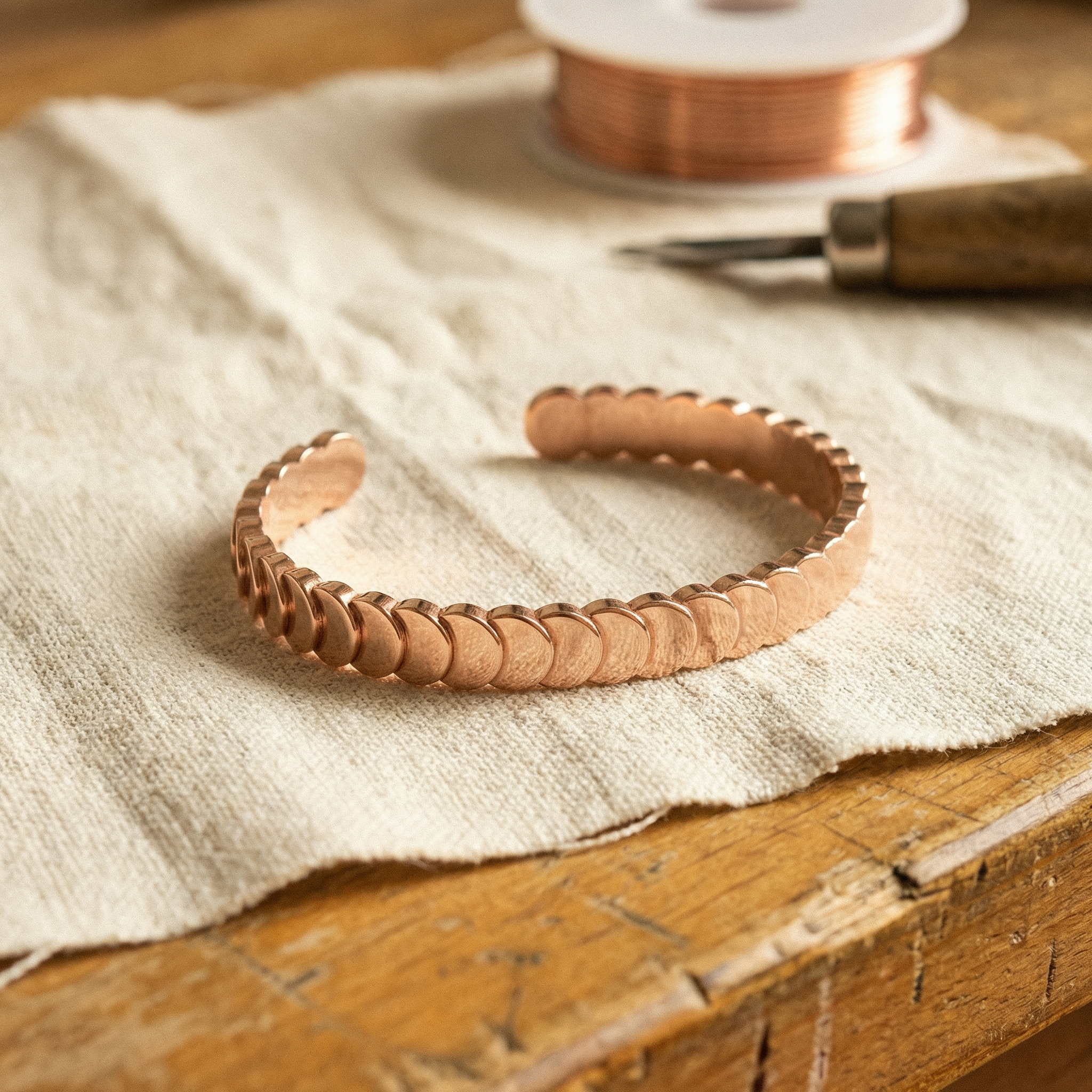 Caldwell Tide Copper Bracelet