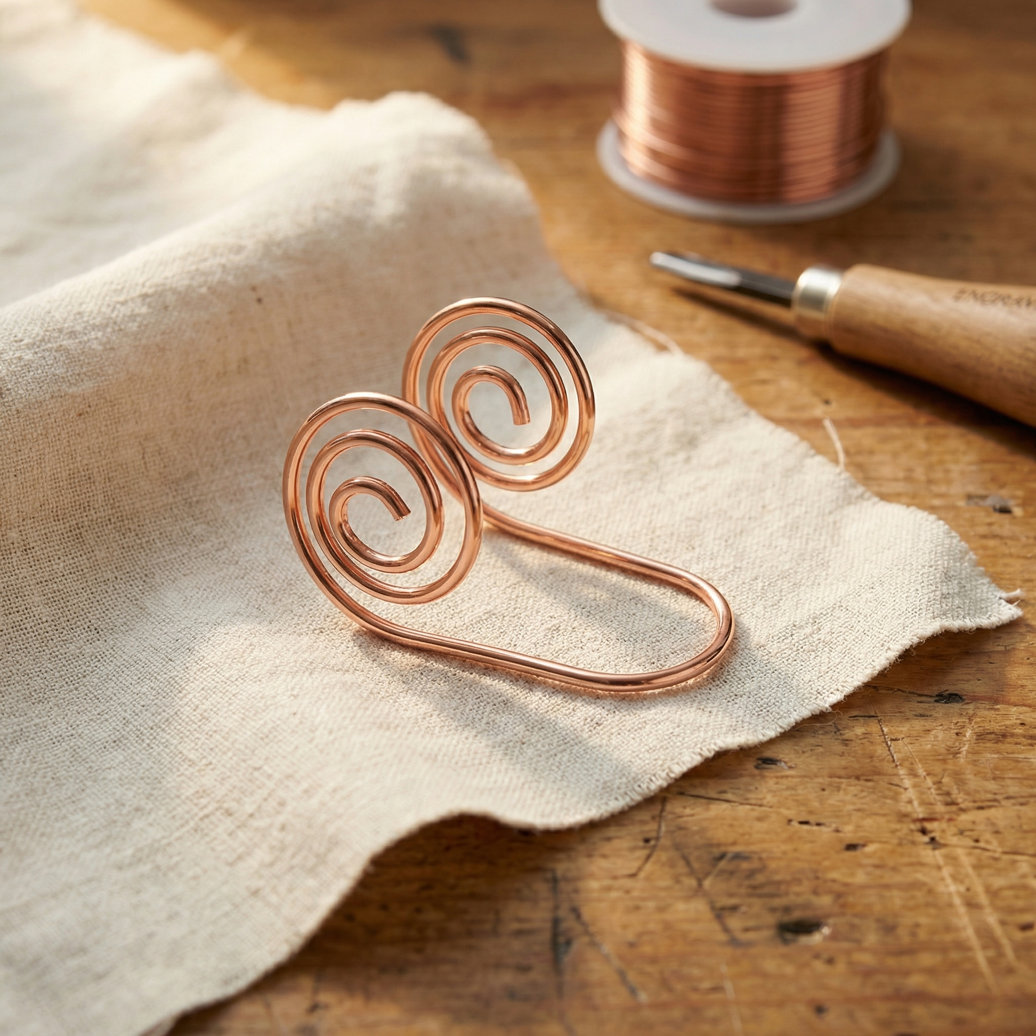 Caldwell Flow Copper Hand Spiral