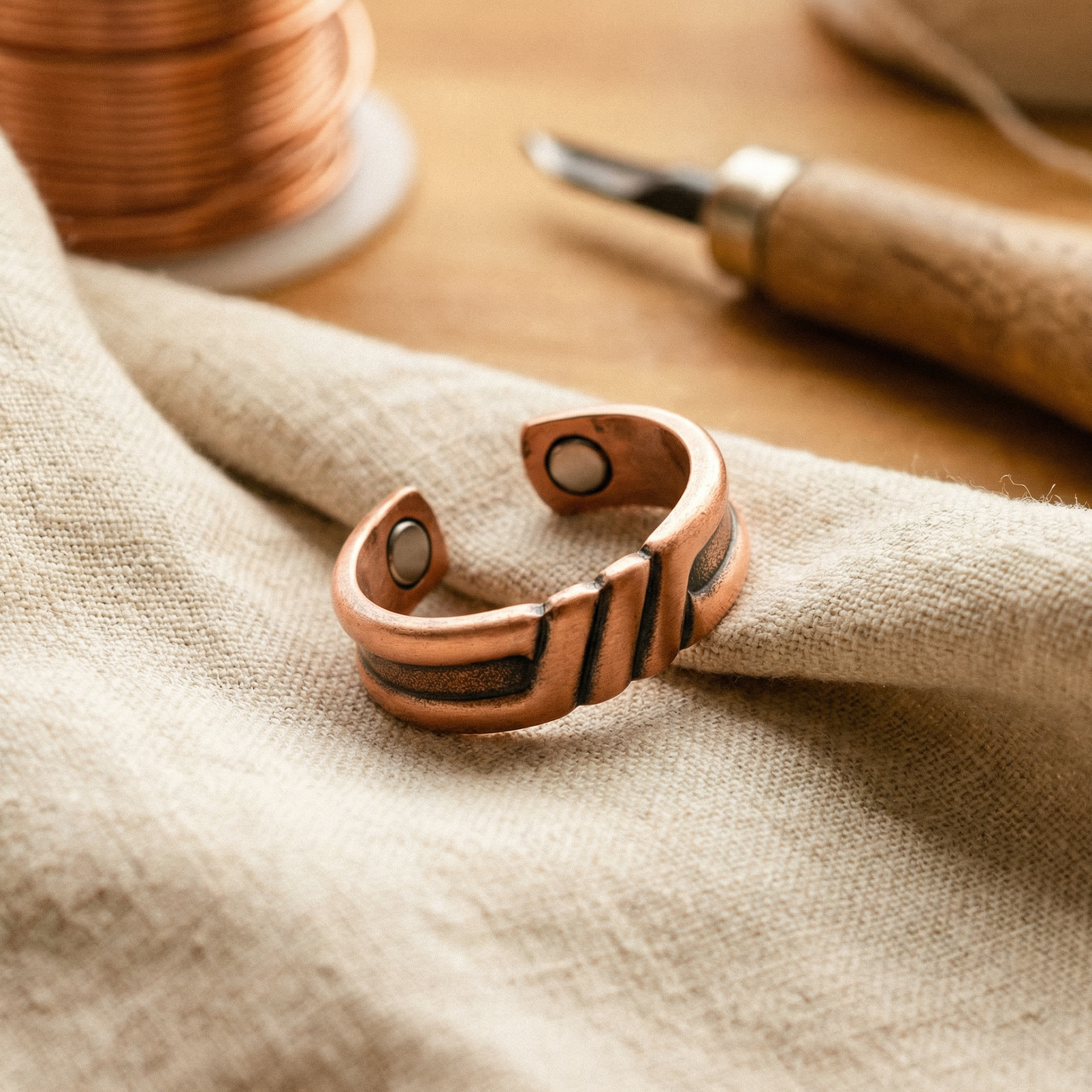 Caldwell Peat Copper Ring