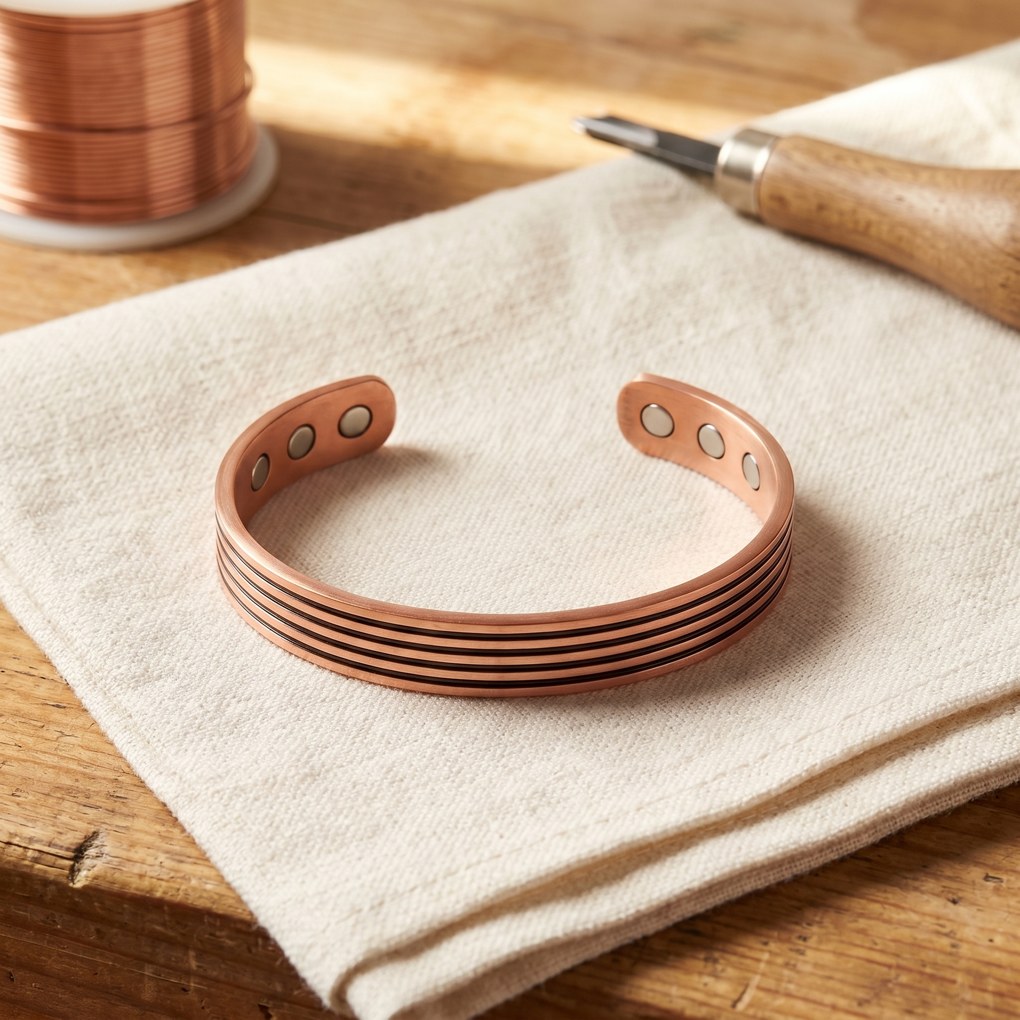Caldwell Sage Copper Bracelet