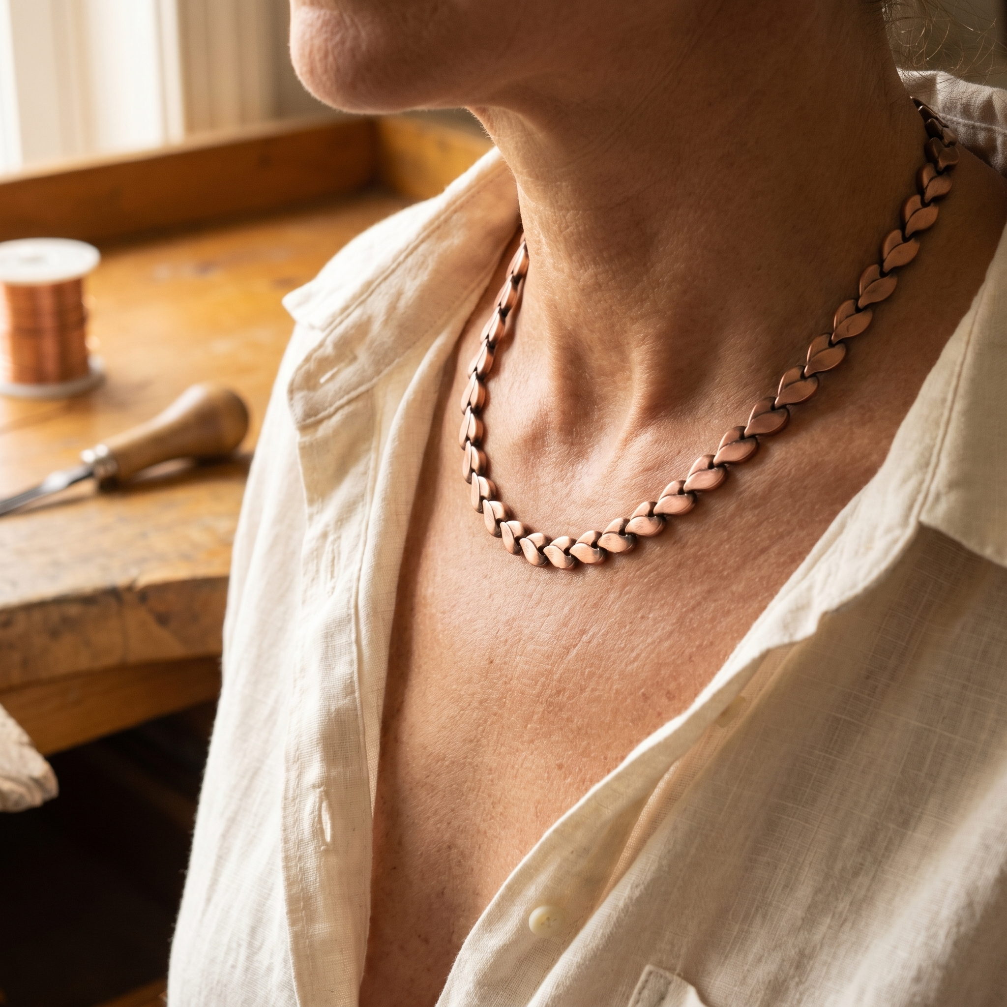 Caldwell Briar Copper Necklace