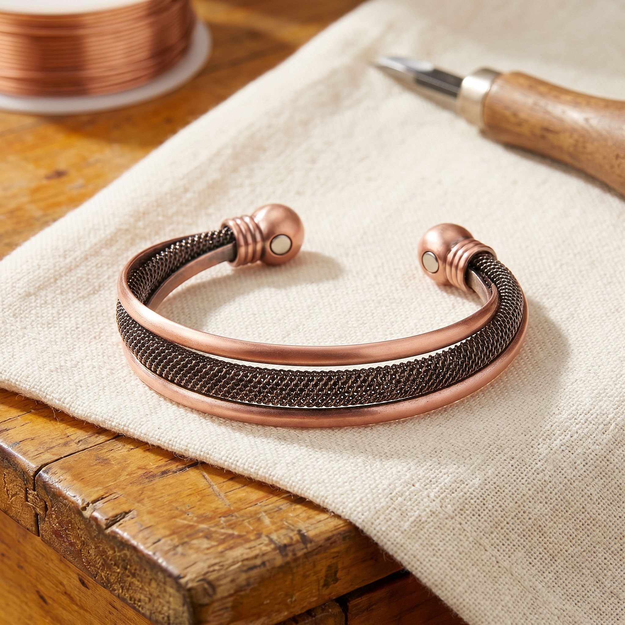 Caldwell Cairn Copper Bracelet
