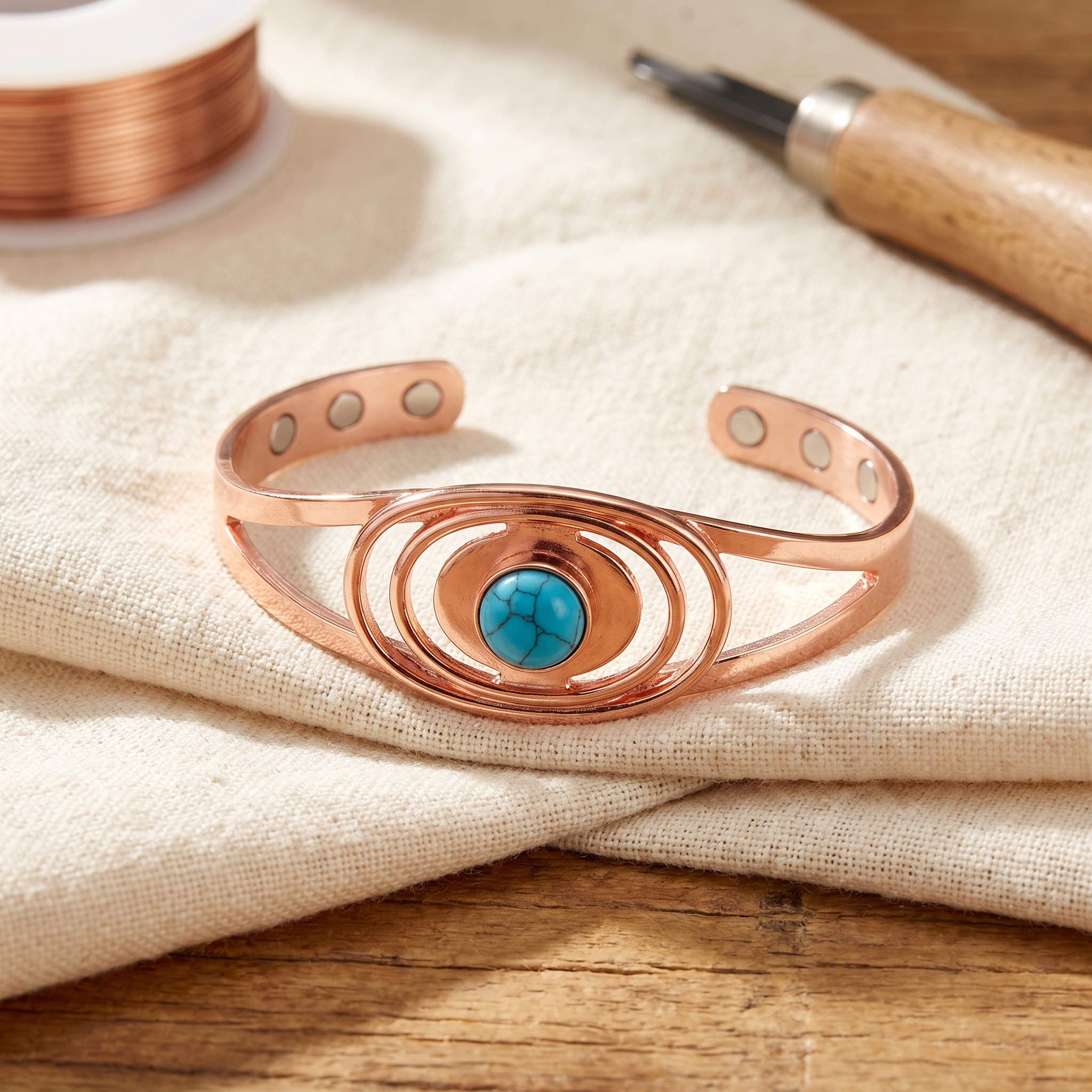 Caldwell Sedge Copper Bracelet