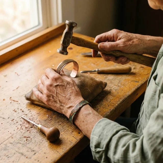 Vera's Forge Copper Bracelet